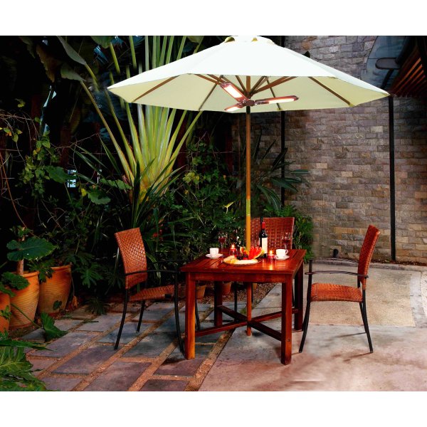 Terrassevarmer til parasol