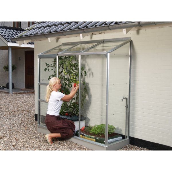 Vægdrivhus Ida 1300 aluminium