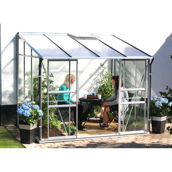 Vægdrivhus Ida 5200 aluminium