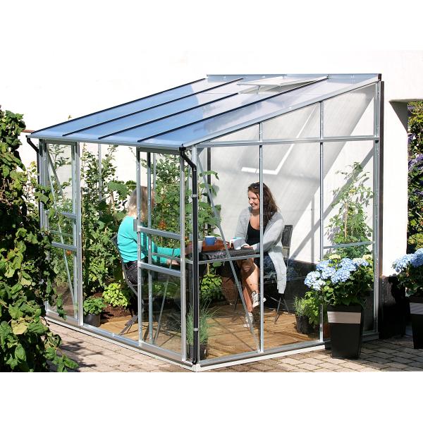 Vægdrivhus Ida 6500 aluminium