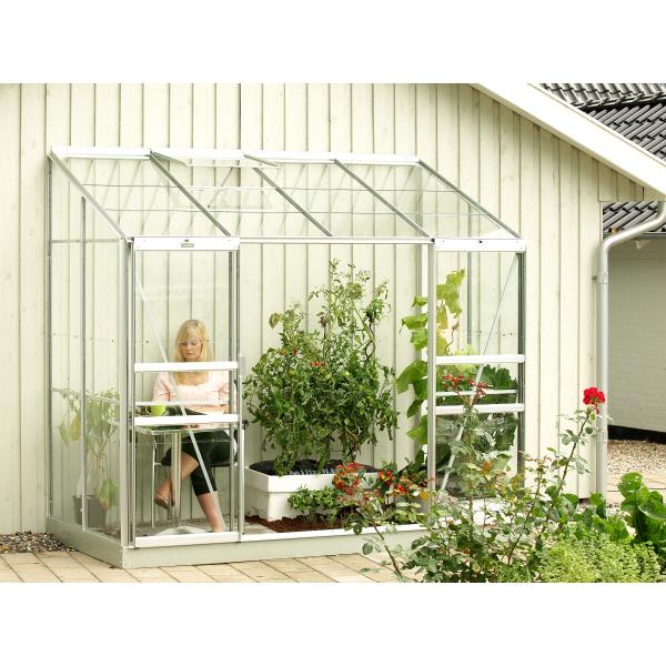 Vægdrivhus Ida 3300 aluminium