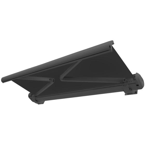 Elektrisk markise lukket 350x300cm antracitgrå/antracitgrå