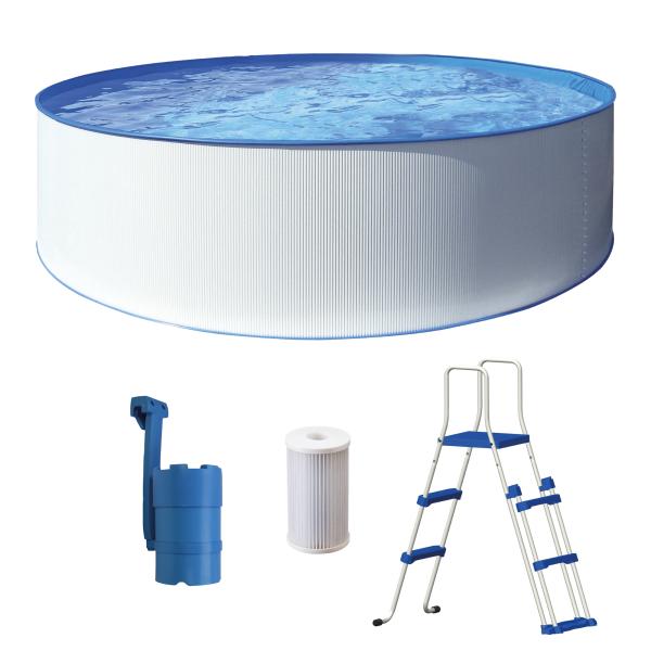 Swim & Fun Kreta Pool hvid ø460x90cm