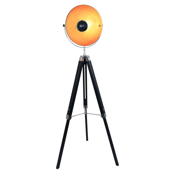 Leeds gulvlampe sort