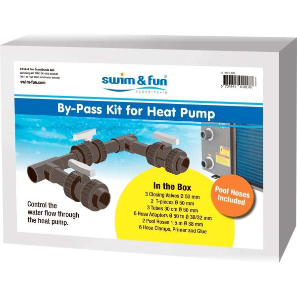 Swim & Fun By-Pass kit til varmepumpe