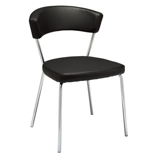 Preben kunstlæder sort/krom