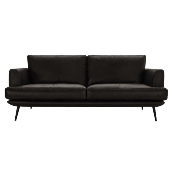 Havana 3 pers. sofa læder sort