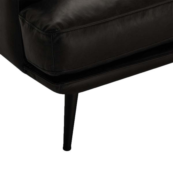 Havana 3 pers. sofa læder sort