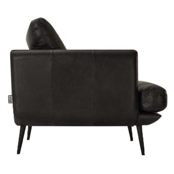 Havana 1 personers sofa læder sort