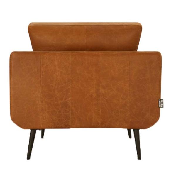 Havana 1 personers sofa læder brun