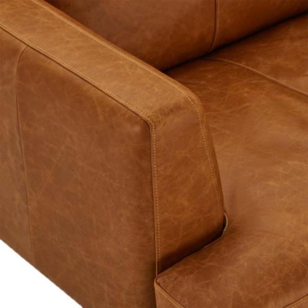 Havana 1 personers sofa læder brun