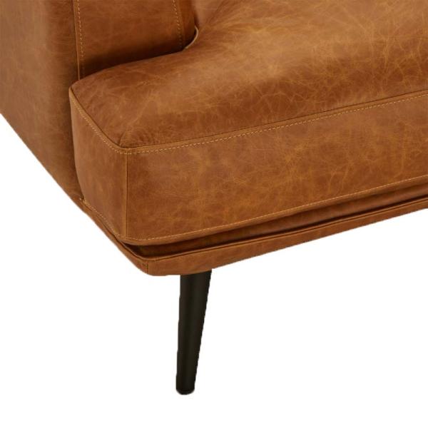 Havana 1 personers sofa læder brun