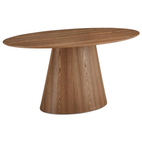 Spisebordssæt Tango oval eg/Diana teddy hvid