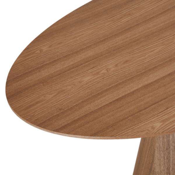 Spisebordssæt Tango oval eg/Diana teddy hvid