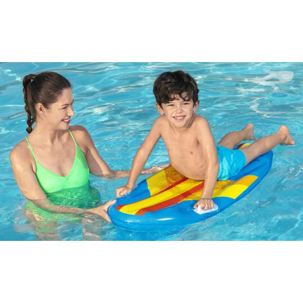 Bestway oppustelig surfboard blå 114x46cm